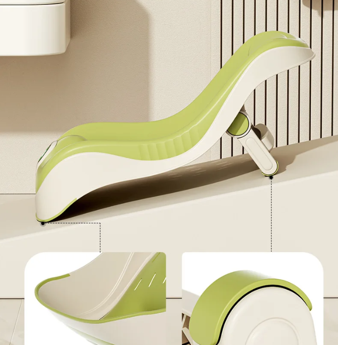 Temperature Sensing Silicone Baby Bath Seat