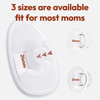 Electric Breast Pump,Wearable for Breastfeeding,Hands-Free, 4 Modes 9 Levels, 3 Flange Sizes(19/21/24Mm), Smart Display