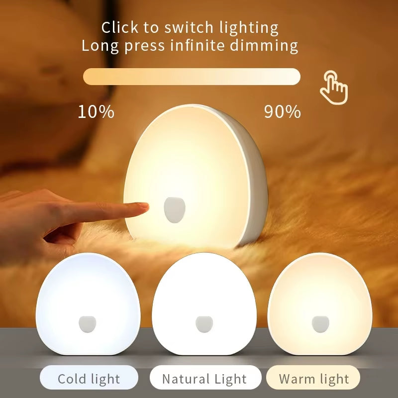 RGB Sleep White Noise Machine with Soothing Sound Touchable Rechargeable LED Night Light Relaxing Audio & Sleep Lamp for Baby