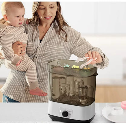 Baby Feeding Bottle Sterilizers Dryer Heater Electric Steam Sanitizer Large Bottle Steamer High Temperature Sterilization
