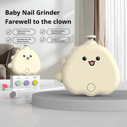 JUSTLANG Rechargeable Newborn Electric Nail Clipper Baby Anti-Clamping Scissors Baby Nail Scissors Set Baby Nail Grinder