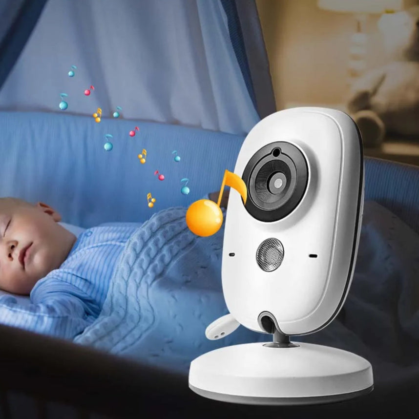 New 3.5'' Video Baby Monitor Night Vision Security Cam 2.4G Mother Kid 2 Way Audio Talk Video Surveillance Cam with Temperature