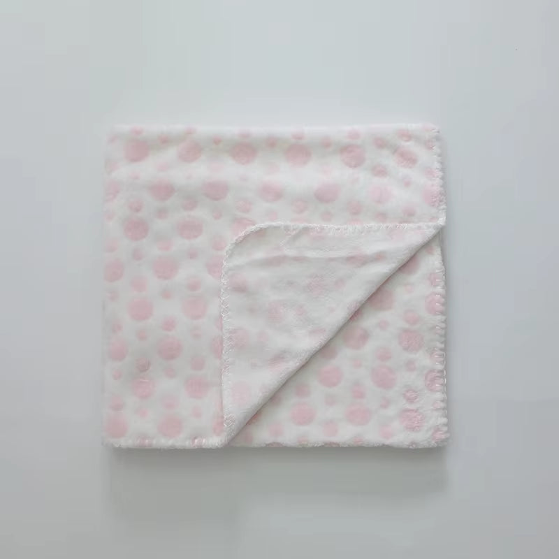 2 Piece Plush 30 X 30 Baby Security Sleep Blanket 6 Style Stuffed Animal Set Pink Bunny Newborn Baby Gift