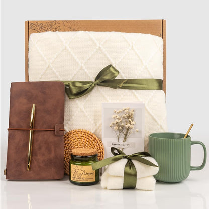 Birthday Gifts for Women Self Care Gifts Get Well Soon Gifts, Care Package Gifts Basket for Women Mom Her Best Friends Sister Wife Girlfriend, Coworker