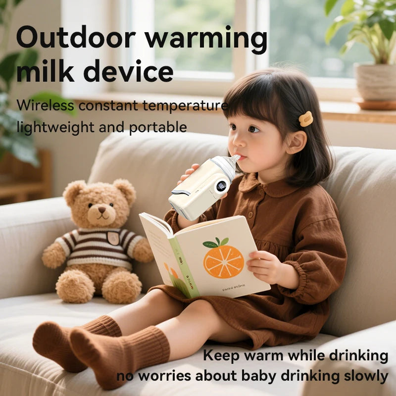 USB Portable Milk Warmer for Baby Outdoor Constant Temperature Bottle Insulation Cover Hot Milk and Milk Heating Cover