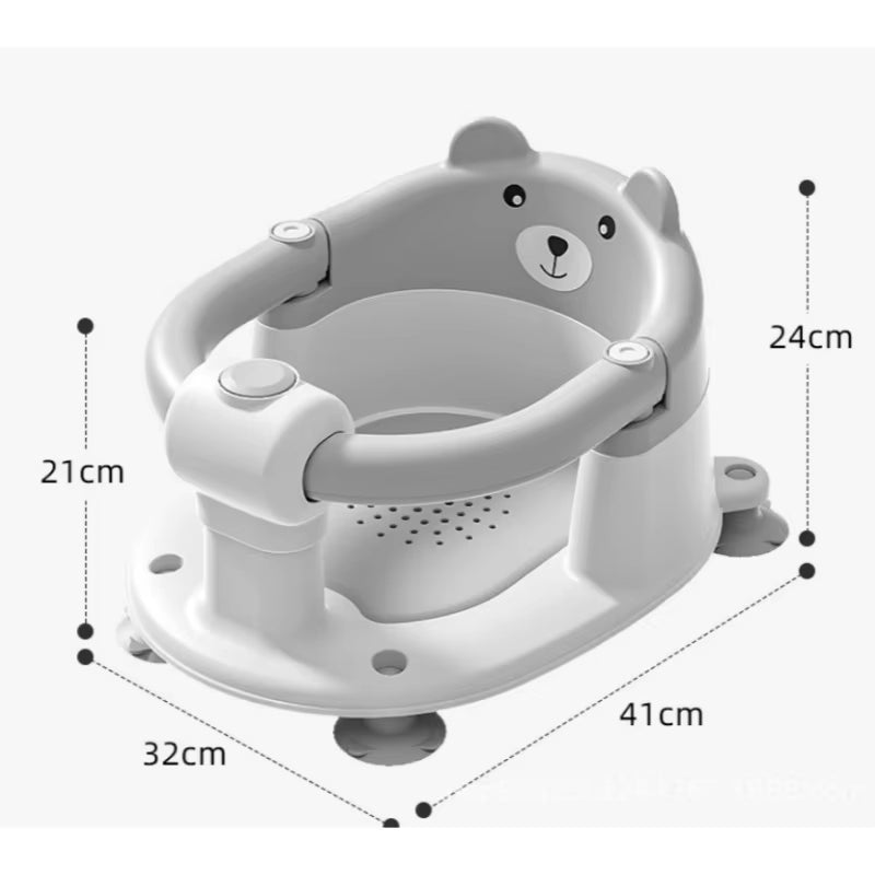 Baby Home Bath Seat Children Bath Artifact Bath Stool Can Sit Baby Bath Chair Bath Tub Bracket Non-Slip Bath Stool