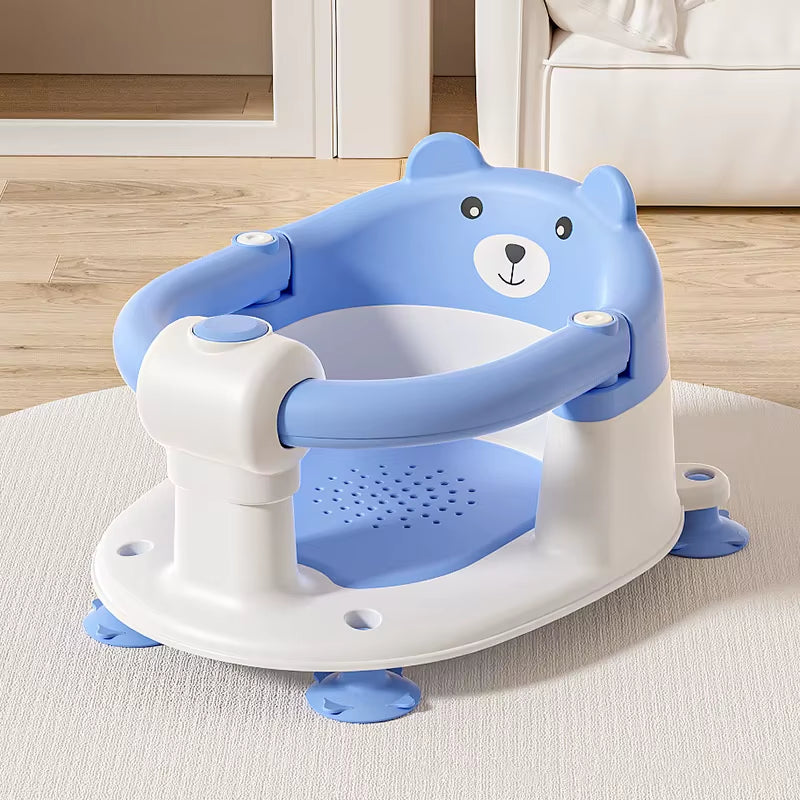 Baby Home Bath Seat Children Bath Artifact Bath Stool Can Sit Baby Bath Chair Bath Tub Bracket Non-Slip Bath Stool