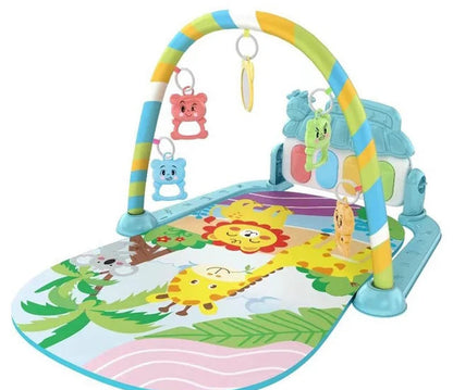 Baby Fitness Stand Music Play Gym Activity Toys Newborn Piano Crawling Blanket Pedal Game Pad Early Education 0-36 Months Gifts
