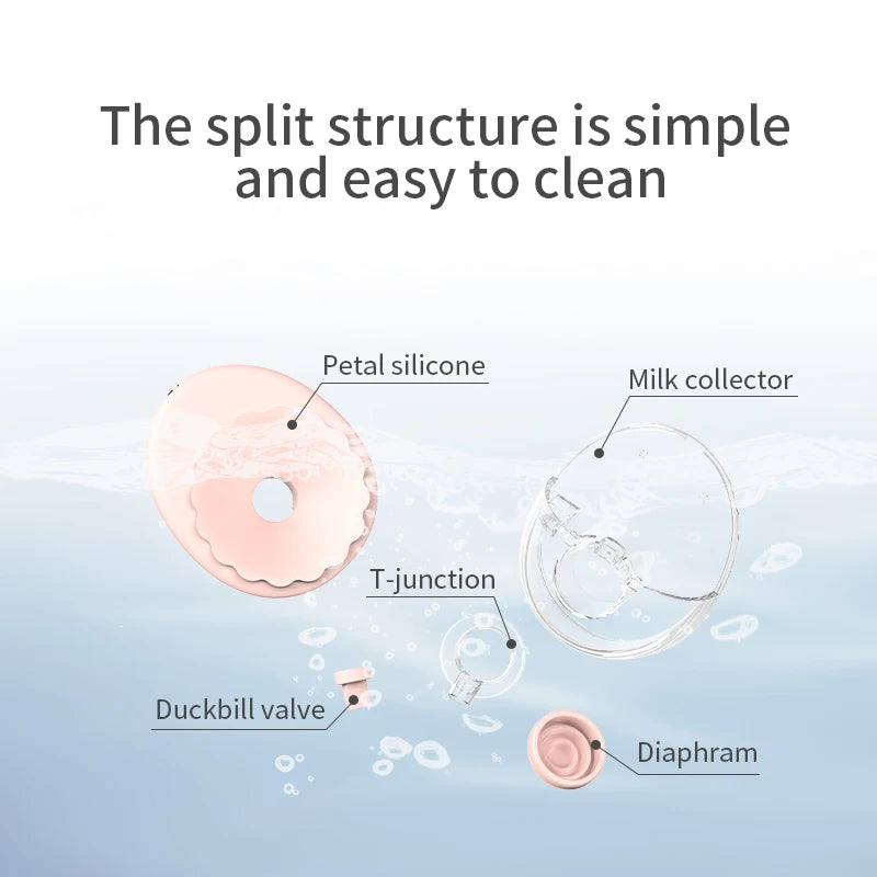 Breast Pump Electric Handsfree BPA Free with Heating & UV Sterilize Lid Optional Wireless Upgrade Wearable Breastfeeding Pump