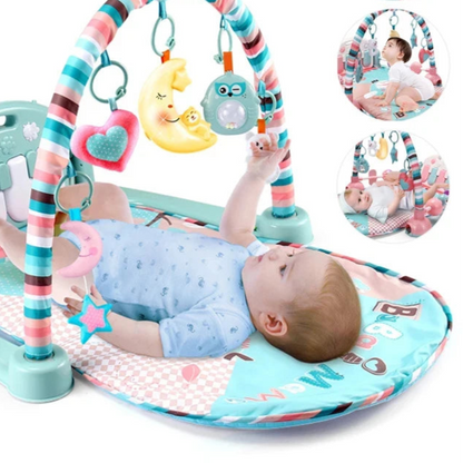 Baby Fitness Stand Music Play Gym Activity Toys Newborn Piano Crawling Blanket Pedal Game Pad Early Education 0-36 Months Gifts