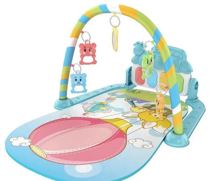 Baby Fitness Stand Music Play Gym Activity Toys Newborn Piano Crawling Blanket Pedal Game Pad Early Education 0-36 Months Gifts