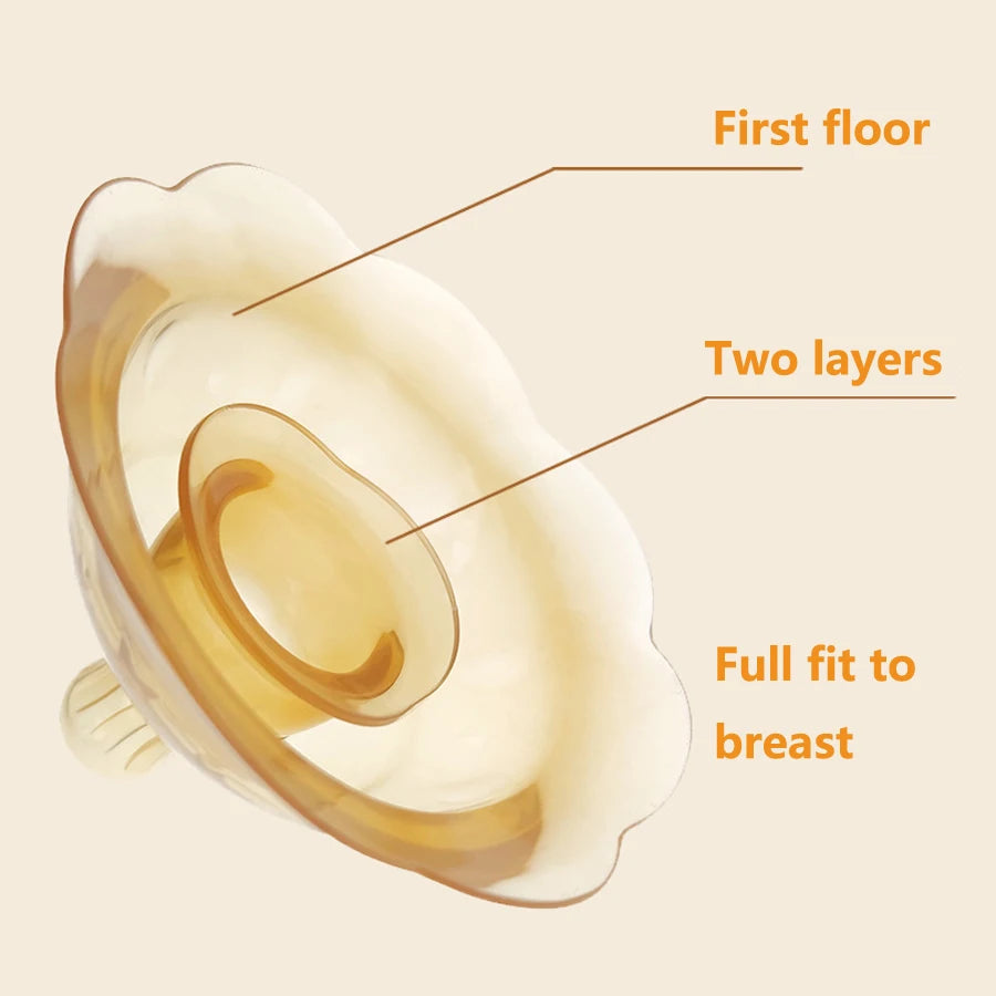 1Pcs Silicone Nipple Protectors Feeding Mothers Nipple Protection Cover Breastfeeding Mother Milk Portable Nipple Anti-Overflow