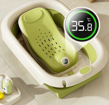 Temperature Sensing Silicone Baby Bath Seat