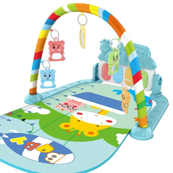 Baby Fitness Stand Music Play Gym Activity Toys Newborn Piano Crawling Blanket Pedal Game Pad Early Education 0-36 Months Gifts