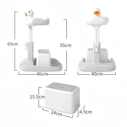 Baby Standing Bath Table Adjustable Height Folding Children'S Bath Device Bath Stand Non-Slip Children'S Bath Stand for Home Use