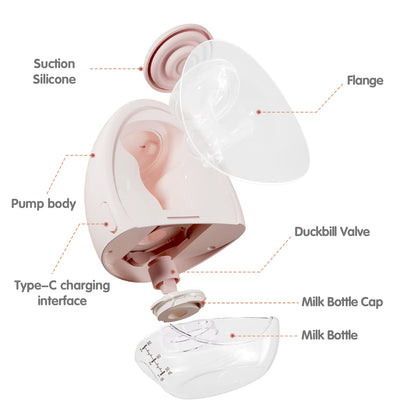 Hands Free Breast Pump, Double Wearable Breast Pump, Electric Breast Pump with 4 Modes & 9 Levels