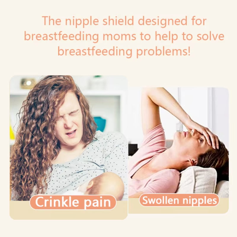 The Original Silvering Nursing Cups - Tri-Laminate Silver-Nipple Shields for Nursing Newborn -Breastfeeding Essentials - Protect