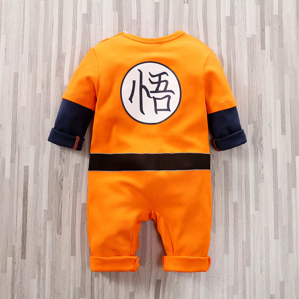 Baby Jumpsuit Anime Handsome Role-Playing Cotton Comfortable and Soft Spring and Autumn Long Sleeved 0-18M Newborn Clothes