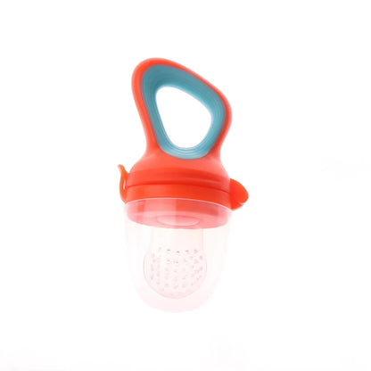 Baby Fresh Fruit Food Feeder Pacifier with BPA Free Silicone Pouch Infant Teething Toy Baby Supplement Food Feeding Soother