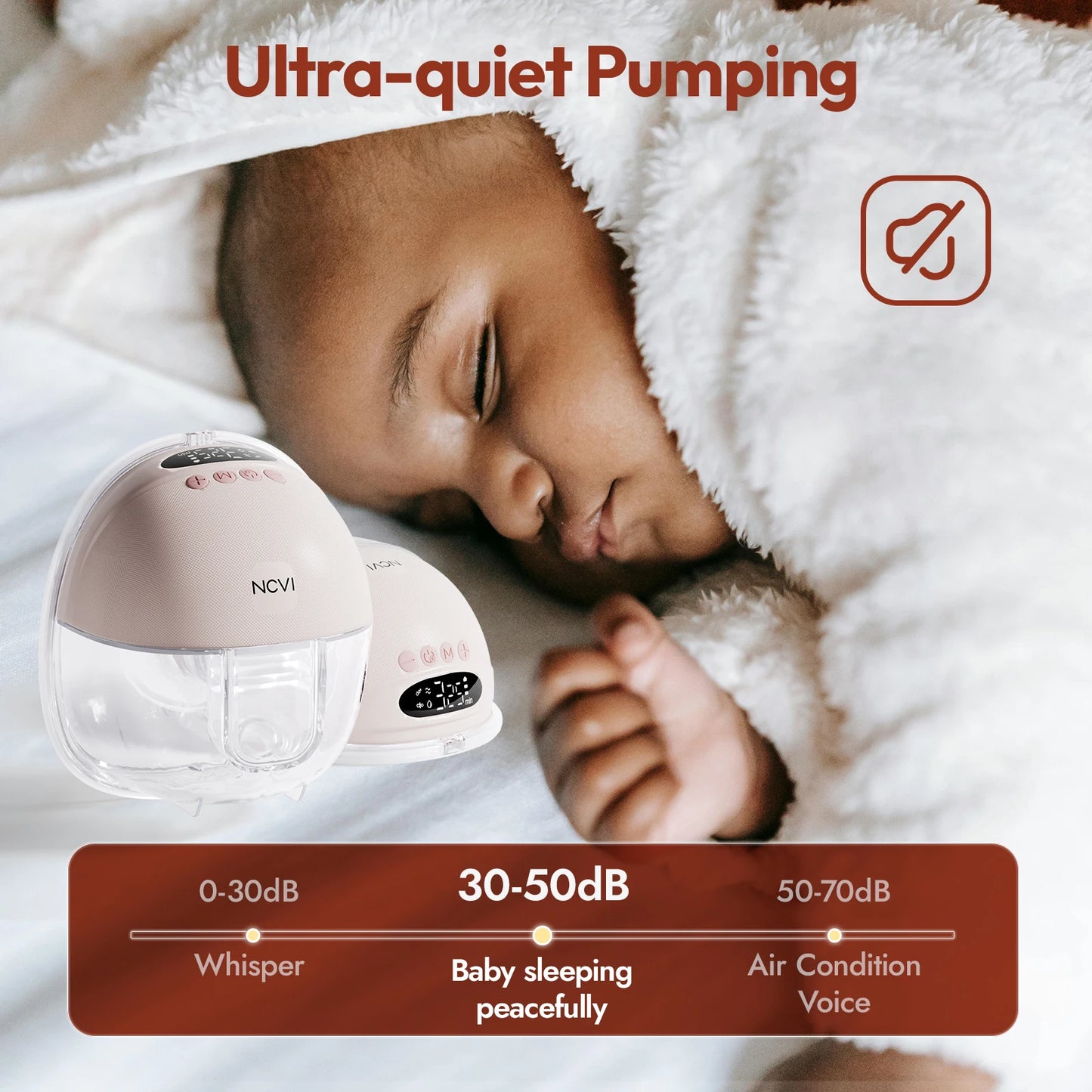 Electric Breast Pump,Wearable for Breastfeeding,Hands-Free, 4 Modes 9 Levels, 3 Flange Sizes(19/21/24Mm), Smart Display