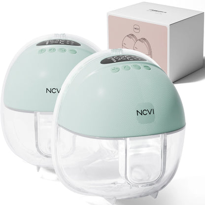 Electric Breast Pump,Wearable for Breastfeeding,Hands-Free, 4 Modes 9 Levels, 3 Flange Sizes(19/21/24Mm), Smart Display